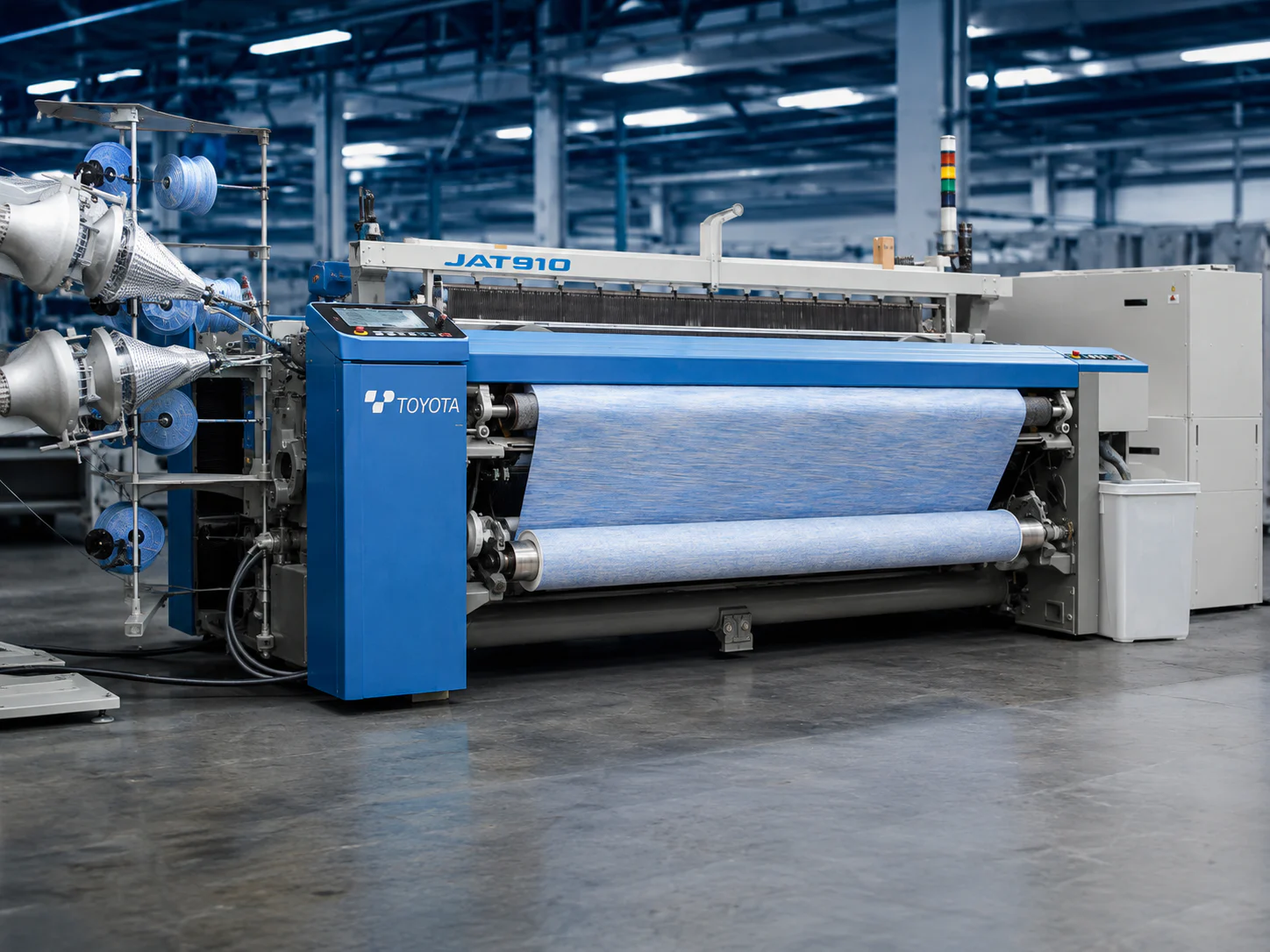 Toyota JAT910 air-jet loom technology